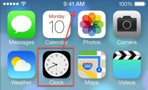 The clock icon